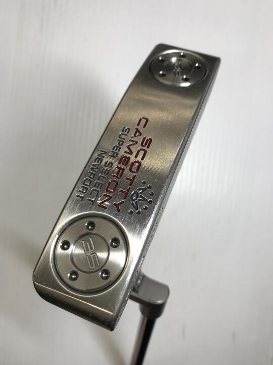 【中古】タイトリスト SC SUPER SELECT NEWPORT パター 34.0インチ ヘッドカバーあり オリジナルスチール Cランク 右利き用 Titleist ゴルフクラブ スコッティキャメロン スーパーセレクト ニューポー