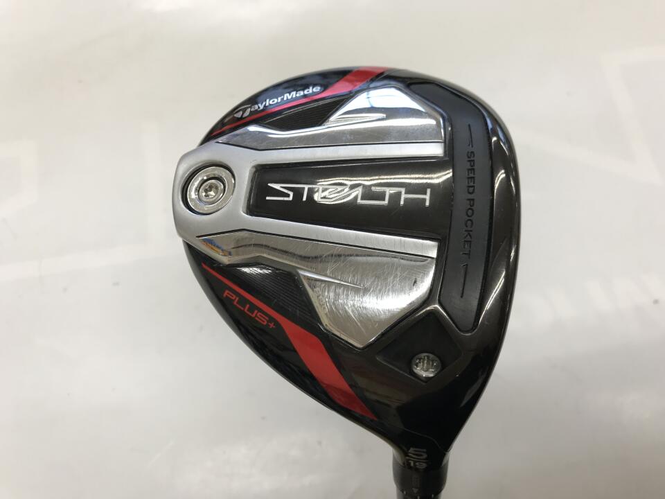 【中古】テーラーメイド STEALTH PLUS+ フェアウェイウッド 5W 19° Sフレックス 42.25インチ ヘッドカバーあり ディアマナ TM50Qi10純正シャフト リシャフト品 Cランク 右利き用 Taylormade ゴルフクラ
