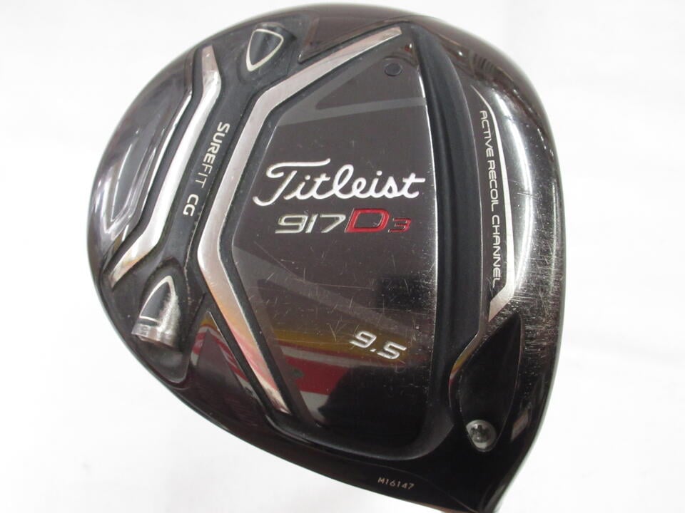 【中古】タイトリスト 917Ｄ3 ドライバー 9.5° Sフレックス 45.0インチ ディアマナ BF60 Dランク 右利き用 Titleist ゴルフクラブ ゴルフドゥ ゴルフ用品 GOLF DO 中古ゴルフクラブ