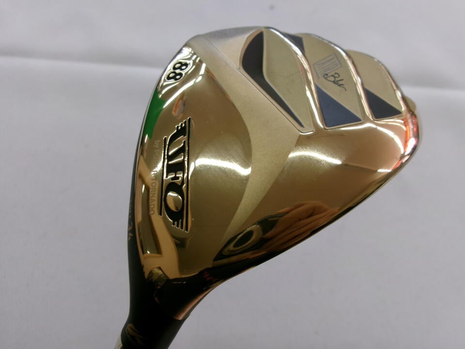 【中古】キャスコ UFO AIR UT by POWER TORNADO ゴールド ユーティリティ 34° Rフレックス 37.75インチ ヘッドカバーあり Falcon Shaft AIR ゴールド Bランク 右利き用 Kasco ゴルフクラブ ゴルフドゥ ゴルフ