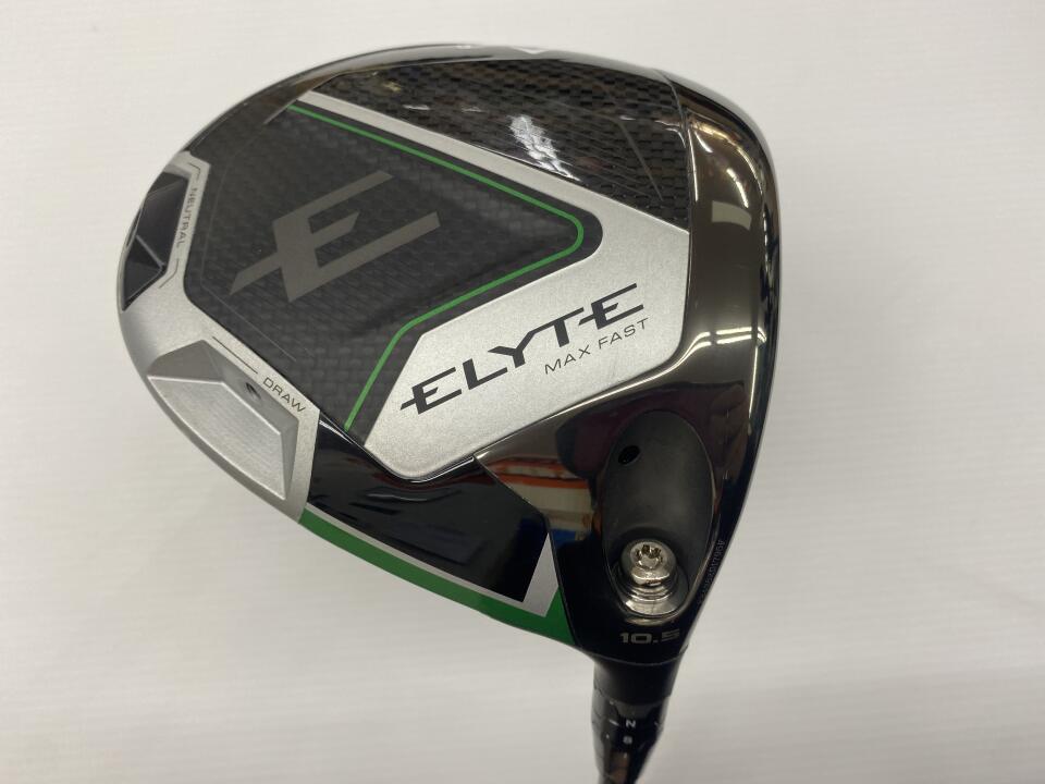 【中古】キャロウェイ ELYTE MAX FAST ドライバー 10.5° Sフレックス 45.75インチ ヘッドカバーあり LIN-Q GREEN 40 for Callaway Bランク 右利き用 Callaway ゴルフクラブ エリートマックスファスト ゴルフド
