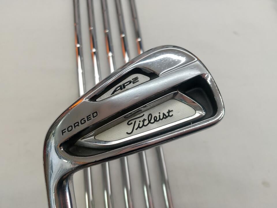 【中古】タイトリスト AP 2 714 アイアンセット S200フレックス 38.0インチ ダイナミックゴールド Cランク 左利き用 Titleist ゴルフクラブ ゴルフドゥ ゴルフ用品 GOLF DO 中古ゴルフクラブ