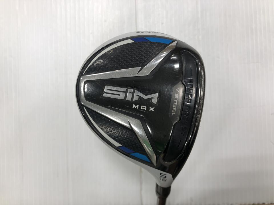 【中古】テーラーメイド SIM MAX フェアウェイウッド 5W 18° Sフレックス 42.25インチ TENSEI BLUE TM50 Cランク 右利き用 Taylormade ゴルフクラブ シムマックス ゴルフドゥ ゴルフ用品 GOLF DO 中古ゴルフ