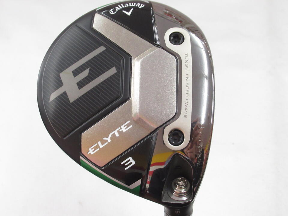 【中古】キャロウェイ ELYTE フェアウェイウッド 3W 15° Sフレックス 43.0インチ ATTAS MB-FW 75 リシャフト品 Cランク 右利き用 Callaway ゴルフクラブ エリート ゴルフドゥ ゴルフ用品 GOLF DO 中古ゴル
