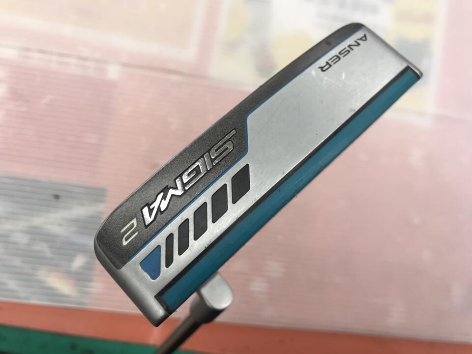 【中古】ピン SIGMA 2 ANSER Platinum パター 34.0インチ オリジナルスチール(PP60ｸﾞﾘｯﾌﾟ) Cランク 右利き用 PING ゴルフクラブ ゴルフドゥ ゴルフ用品 GOLF DO 中古ゴルフクラブ