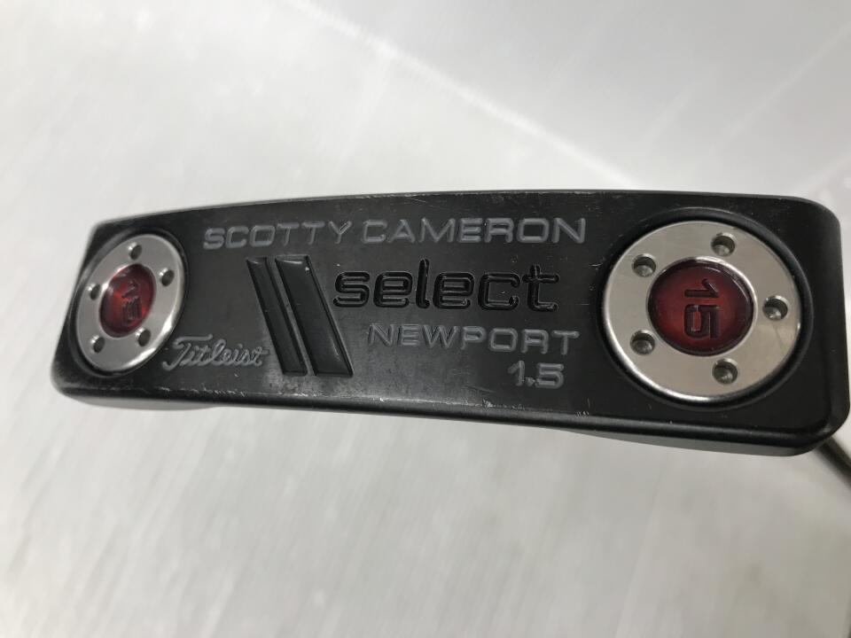 【中古】タイトリスト SC SELECT ニューポート 1.5 パター 33.5インチ ヘッドカバーあり オリジナルスチール Cランク 右利き用 Titleist ゴルフクラブ ゴルフドゥ ゴルフ用品 GOLF DO 中古ゴルフクラ｜ゴルフ ドゥ 中古クラブ店