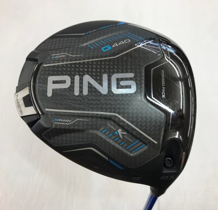 【中古】ピン G440 K ドライバー 10.5° Rフレックス 46.0インチ ヘッドカバーあり ALTA J CB BLUE Cランク 右利き用 PING ゴルフクラブ ゴルフドゥ ゴルフ用品 GOLF DO 中古ゴルフクラブ