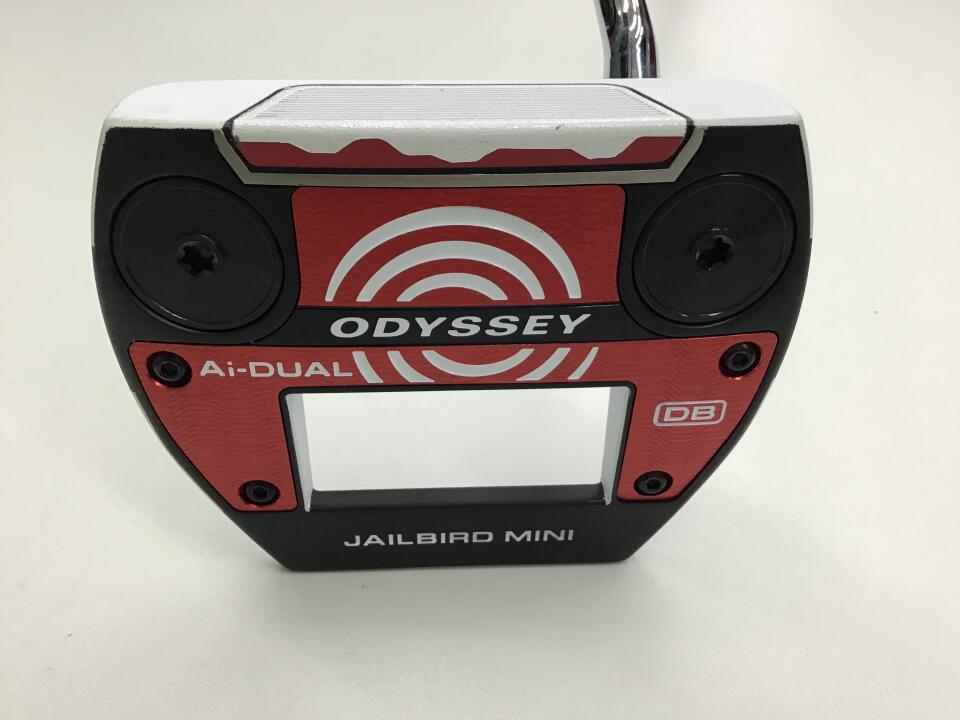 【中古】オデッセイ Ai-DUAL JAILBIRD MINI DB パター 34.0インチ ヘッドカバーあり オリジナルスチール Bランク 右利き用 ODYSSEY ゴルフクラブ ゴルフドゥ ゴルフ用品 GOLF DO 中古ゴルフクラブ