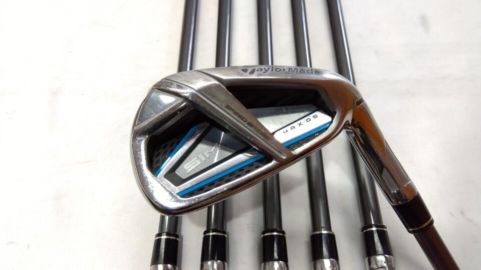 【中古】テーラーメイド SIM MAX・OS アイアンセット Rフレックス 37.875インチ TENSEI BLUE TM60 Cランク 右利き用 Taylormade ゴルフクラブ シムマックスOS ゴルフドゥ ゴルフ用品 GOLF DO 中古ゴルフクラ