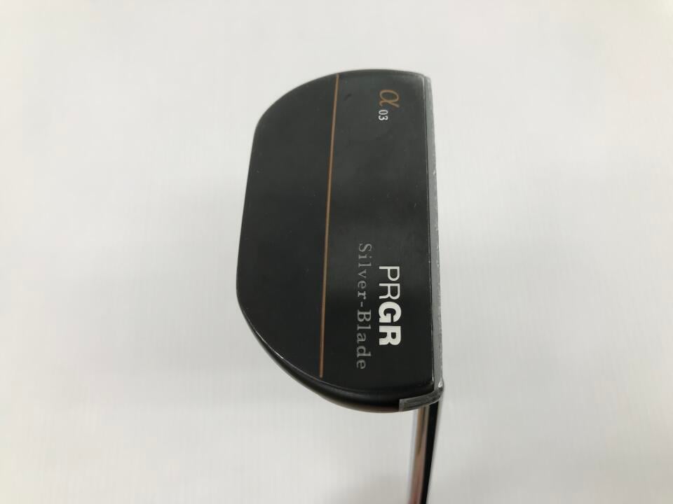 【中古】プロギア SILVER-BLADE α 03 パター 33.0インチ オリジナルスチール Dランク 右利き用 PRGR ゴルフクラブ ゴルフドゥ ゴルフ用品 GOLF DO 中古ゴルフクラブ