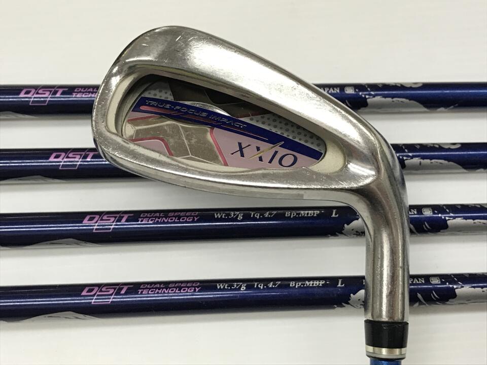 【中古】【レディースモデル】ダンロップ XXIO 10 レディス ブルー アイアンセット Lフレックス 365.0インチ MP1000L ブルー Dランク 右利き用 DUNLOP ゴルフクラブ ゼクシオ10 ゴルフドゥ ゴルフ用