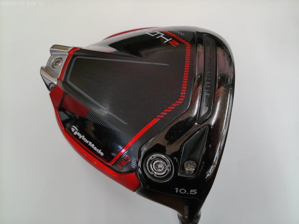 【中古】テーラーメイド STEALTH2 HD ドライバー 10.5° Sフレックス 45.5インチ ヘッドカバーあり SPEEDER NX 60 リシャフト品 Dランク 右利き用 Taylormade ゴルフクラブ ステルス2HD ゴルフドゥ ゴルフ