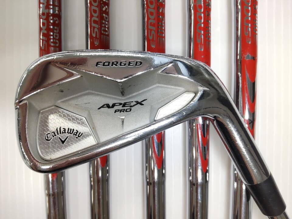 【中古】キャロウェイ APEX PRO 2019 アイアンセット 26° Sフレックス 38.0インチ NSプロ MODUS 3 TOUR 120 Dランク 右利き用 Callaway ゴルフクラブ エイペックスプロ2019 ゴルフドゥ ゴルフ用品 GOLF DO 中