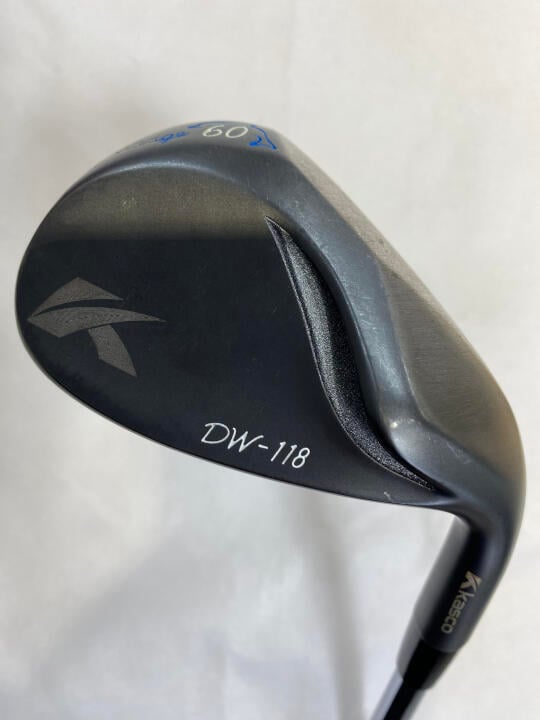 【中古】キャスコ Dolphin Wedge DW-118 ブラック ウェッジ 60° S200フレックス 35.0インチ ダイナミックゴールド Dランク 右利き用 Kasco ゴルフクラブ ゴルフドゥ ゴルフ用品 GOLF DO 中古ゴルフクラブ