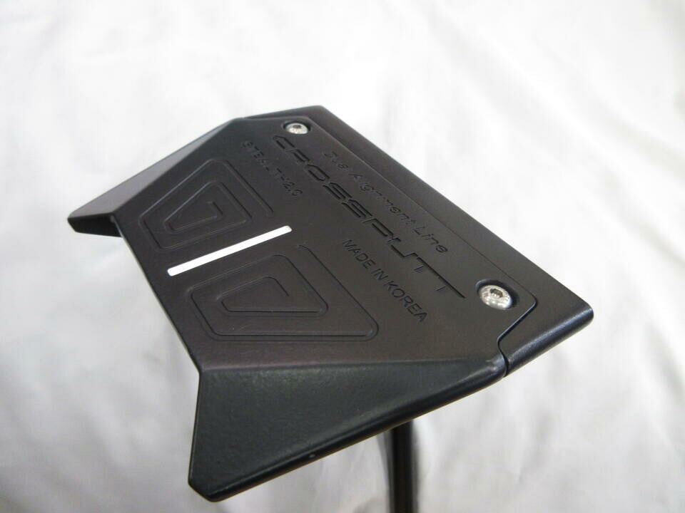 【中古】CROSSPUTT GOLF STEALTH 2.0 ブラック パター 33.0インチ ヘッドカバーあり オリジナルカーボン Cランク 右利き用 ゴルフクラブ ステルス2.0 ゴルフドゥ ゴルフ用品 GOLF DO 中古ゴルフクラブ