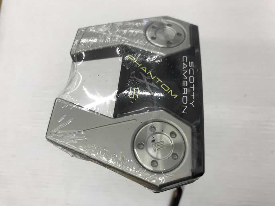 【中古】タイトリスト SC PHANTOM X 5 パター 34.0インチ ヘッドカバーあり オリジナルスチール Sランク 右利き用 Titleist ゴルフクラブ スコッティキャメロン ファントムエックス ゴルフドゥ ゴ