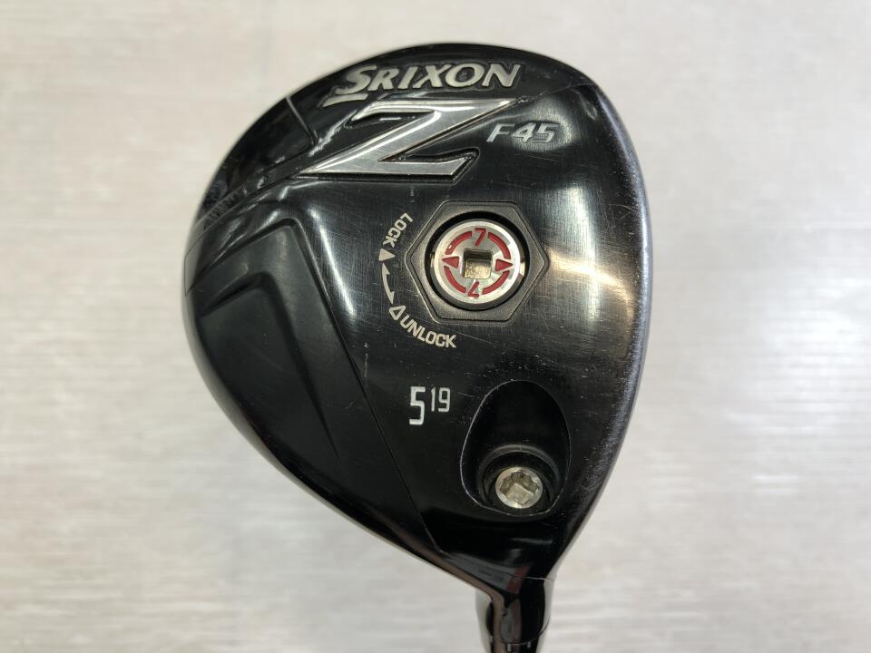 【中古】ダンロップ スリクソン Z F45 フェアウェイウッド 5W 19° Sフレックス 42.75インチ ツアーADGT-6 リシャフト品 Dランク 右利き用 DUNLOP ゴルフクラブ ゴルフドゥ ゴルフ用品 GOLF DO 中古ゴル