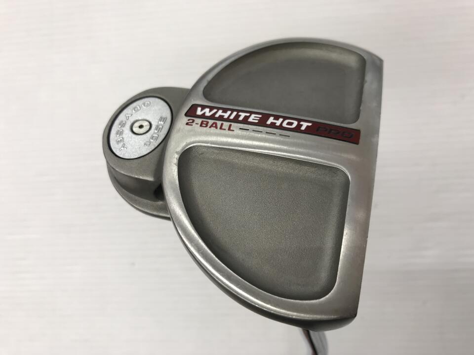 【中古】オデッセイ ホワイト ホット プロ 2.0 2・BALL パター 34.0インチ オリジナルスチール Cランク 右利き用 ODYSSEY ゴルフクラブ ゴルフドゥ ゴルフ用品 GOLF DO 中古ゴルフクラブ