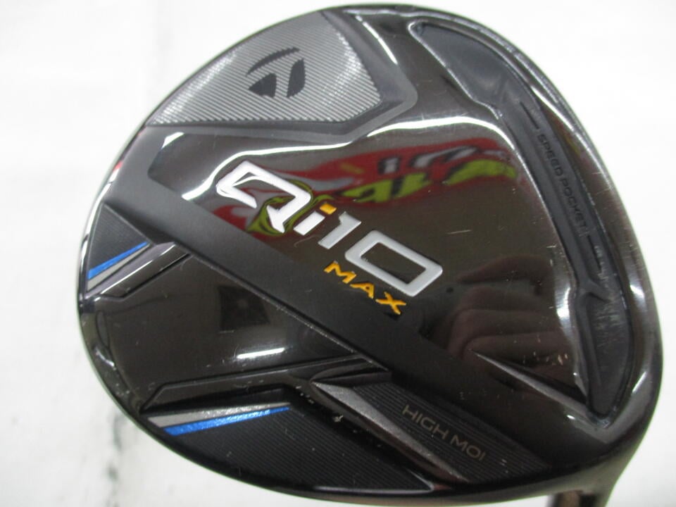 【中古】テーラーメイド Qi10 MAX フェアウェイウッド 5W 19° SRフレックス 42.0インチ ヘッドカバーあり SpeederNX Black 60 リシャフト品 Cランク 右利き用 Taylormade ゴルフクラブ Qi10マックス ゴルフ