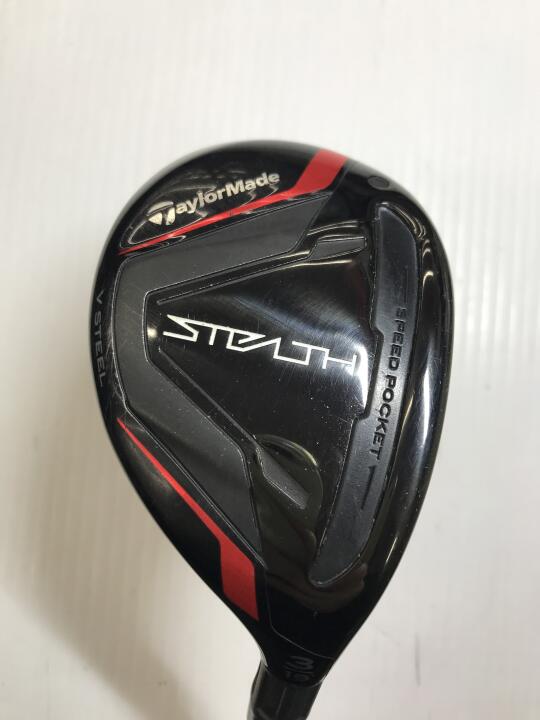 【中古】テーラーメイド STEALTH ユーティリティ 19° Sフレックス 40.0インチ ヘッドカバーあり KBS MAX MT85 JP Cランク 右利き用 Taylormade ゴルフクラブ ステルス ゴルフドゥ ゴルフ用品 GOLF DO 中古