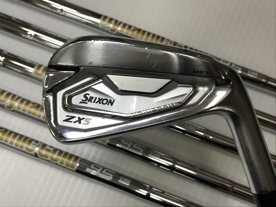 【中古】ダンロップ SRIXON ZX5 Mk2 アイアンセット S200フレックス 38.25インチ ダイナミックゴールド 95 Cランク 右利き用 DUNLOP ゴルフクラブ スリクソンZX5 MK2 ゴルフドゥ ゴルフ用品 GOLF DO 中古