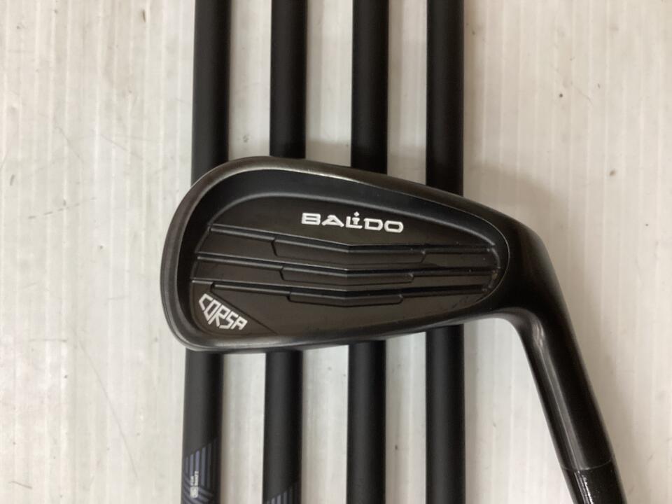【中古】バルド CORSA FORGED TYPE DC BLACK KNIGHT アイアンセット Sフレックス 37.75インチ TRAVIL 105 リシャフト品 Cランク 右利き用 BALDO ゴルフクラブ ゴルフドゥ ゴルフ用品 GOLF DO 中古ゴルフクラブ