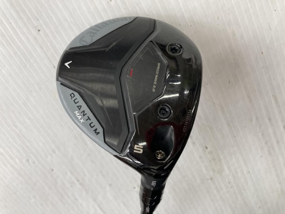 【中古】キャロウェイ QUANTUM MAX フェアウェイウッド 5W 18° Sフレックス 42.5インチ ATHLEMAX 50 for Callaway Cランク 右利き用 Callaway ゴルフクラブ クオンタムマックス ゴルフドゥ ゴルフ用品 GOLF DO
