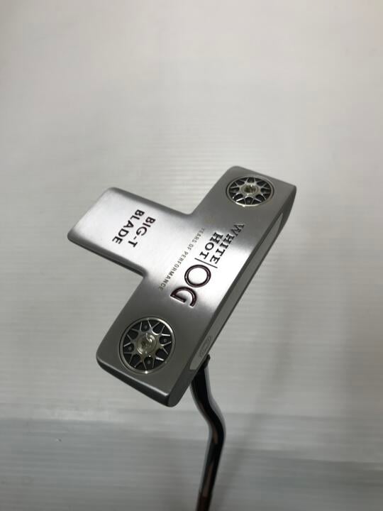 【中古】オデッセイ ホワイト ホット OG BIG T BLADE パター 34.0インチ ヘッドカバーあり STROKE LAB Cランク 右利き用 ODYSSEY ゴルフクラブ ゴルフドゥ ゴルフ用品 GOLF DO 中古ゴルフクラブ