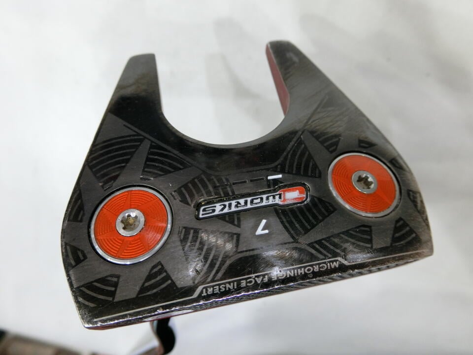【中古】オデッセイ O-WORKS RED #7 パター 33.0インチ ヘッドカバーあり オリジナルスチール Dランク 右利き用 ODYSSEY ゴルフクラブ ゴルフドゥ ゴルフ用品 GOLF DO 中古ゴルフクラブ