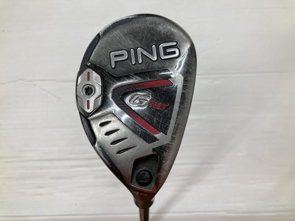 【中古】ピン G410 ユーティリティ 22° SRフレックス 39.5インチ ALTA J CB RED Dランク 右利き用 PING ゴルフクラブ ゴルフドゥ ゴルフ用品 GOLF DO 中古ゴルフクラブ