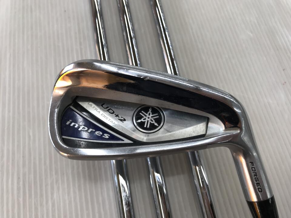 【中古】ヤマハ inpres UD+2 2019 アイアンセット 26° Sフレックス 38.0インチ NSプロ Zelos 7 Cランク 右利き用 YAMAHA ゴルフクラブ ゴルフドゥ ゴルフ用品 GOLF DO 中古ゴルフクラブ