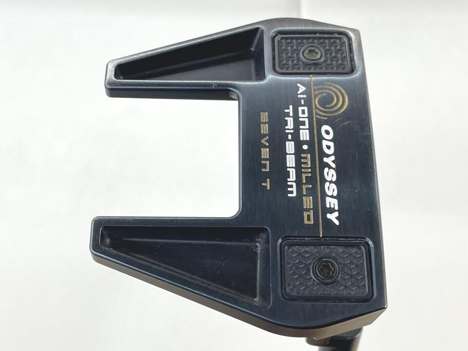 【中古】オデッセイ Ai-ONE MILLED TRI-BEAM SEVEN T パター 34.0インチ オリジナルスチール Cランク 右利き用 ODYSSEY ゴルフクラブ ゴルフドゥ ゴルフ用品 GOLF DO 中古ゴルフクラブ