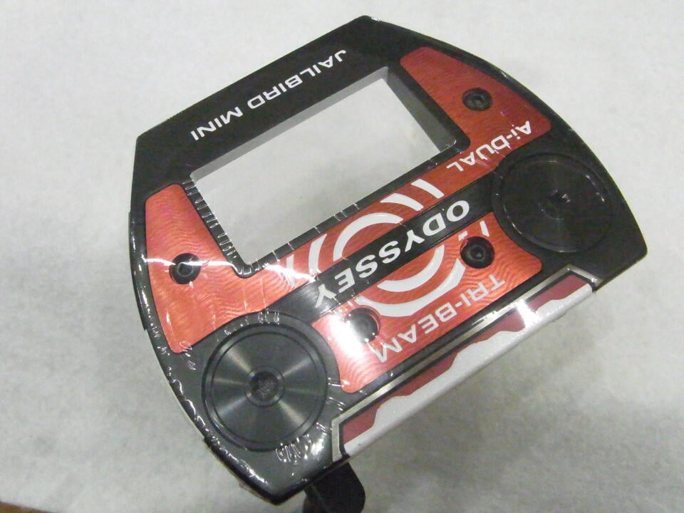 【中古】オデッセイ Ai-DUAL TRI-BEAM JAILBIRD MINI パター 34.0インチ ヘッドカバーあり オリジナルスチール Sランク 右利き用 ODYSSEY ゴルフクラブ ゴルフドゥ ゴルフ用品 GOLF DO 中古ゴルフクラブ