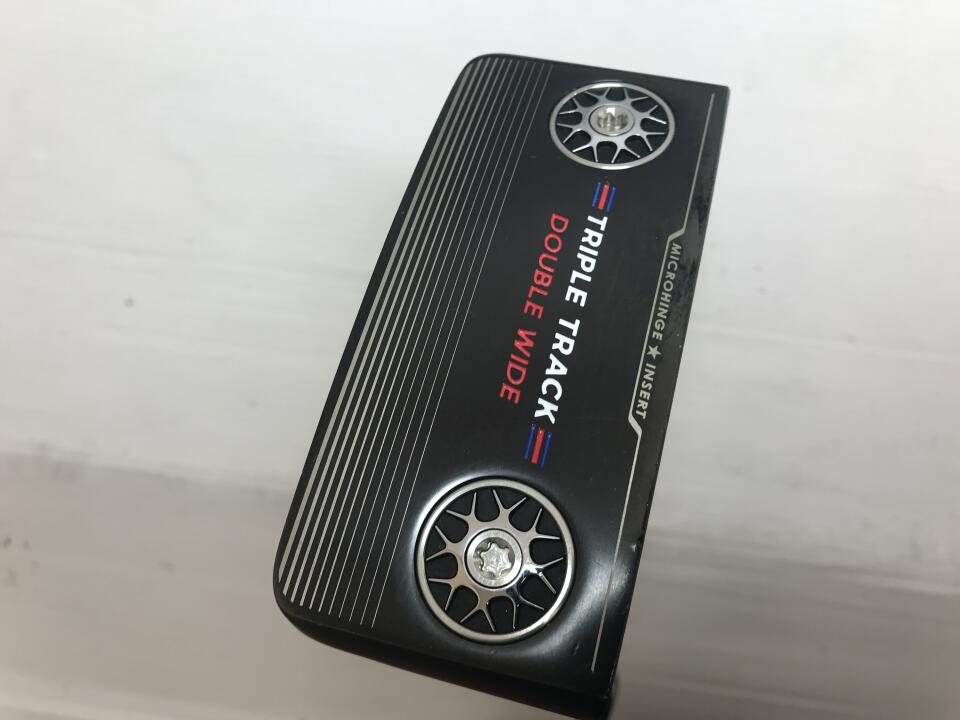 【中古】オデッセイ TRIPLE TRACK DOUBLE WIDE パター 34.0インチ ヘッドカバーあり STROKE LAB Cランク 右利き用 ODYSSEY ゴルフクラブ ゴルフドゥ ゴルフ用品 GOLF DO 中古ゴルフクラブ