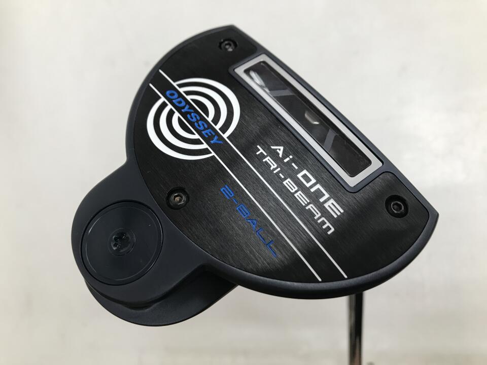 【中古】オデッセイ Ai-ONE TRI-BEAM 2-BALL パター 34.0インチ ヘッドカバーあり オリジナルスチール Cランク 右利き用 ODYSSEY ゴルフクラブ ゴルフドゥ ゴルフ用品 GOLF DO 中古ゴルフクラブ
