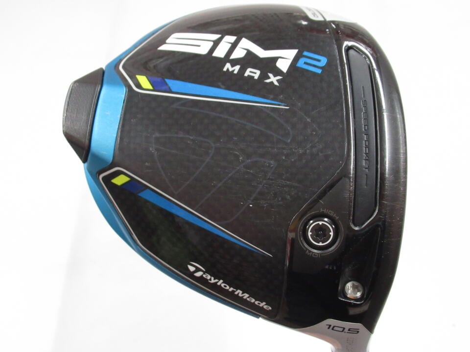 【中古】【訳あり】テーラーメイド SIM2 MAX ドライバー 10.5° Rフレックス 43.75インチ ヘッドカバーあり TENSEI BLUE TM50(SIM2)シャフトカット リシャフト品 Dランク 右利き用 Taylormade ゴルフクラブ 19,225円