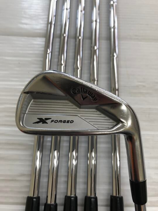 【中古】キャロウェイ X FORGED 2018 アイアンセット X100フレックス 38.0インチ ダイナミックゴールド Dランク 右利き用 Callaway ゴルフクラブ エックスフォージド2018 ゴルフドゥ ゴルフ用品 GOLF DO｜ゴルフ ドゥ 中古クラブ店