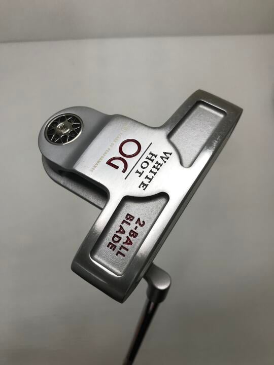【中古】オデッセイ ホワイト ホット OG 2-BALL BLADE TOUR LINED パター 33.5インチ ヘッドカバーあり STROKE LAB Cランク 右利き用 ODYSSEY ゴルフクラブ ゴルフドゥ ゴルフ用品 GOLF DO 中古ゴルフクラブ｜ゴルフ ドゥ 中古クラブ店