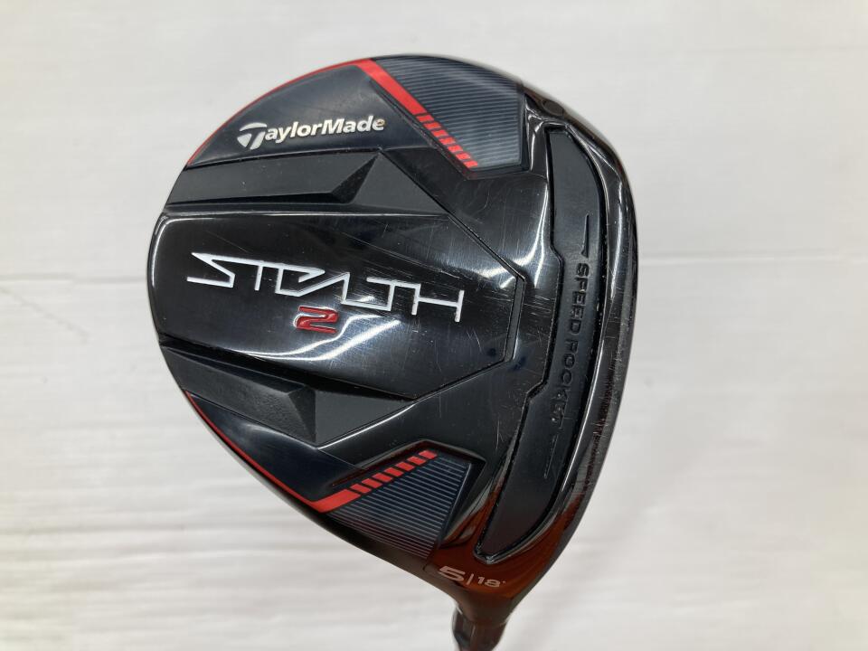 【中古】テーラーメイド STEALTH2 フェアウェイウッド 5W 18° SRフレックス 42.0インチ ヘッドカバーあり TENSEI RED TM50 Cランク 右利き用 Taylormade ゴルフクラブ ステルス2 ゴルフドゥ ゴルフ用品 GOL