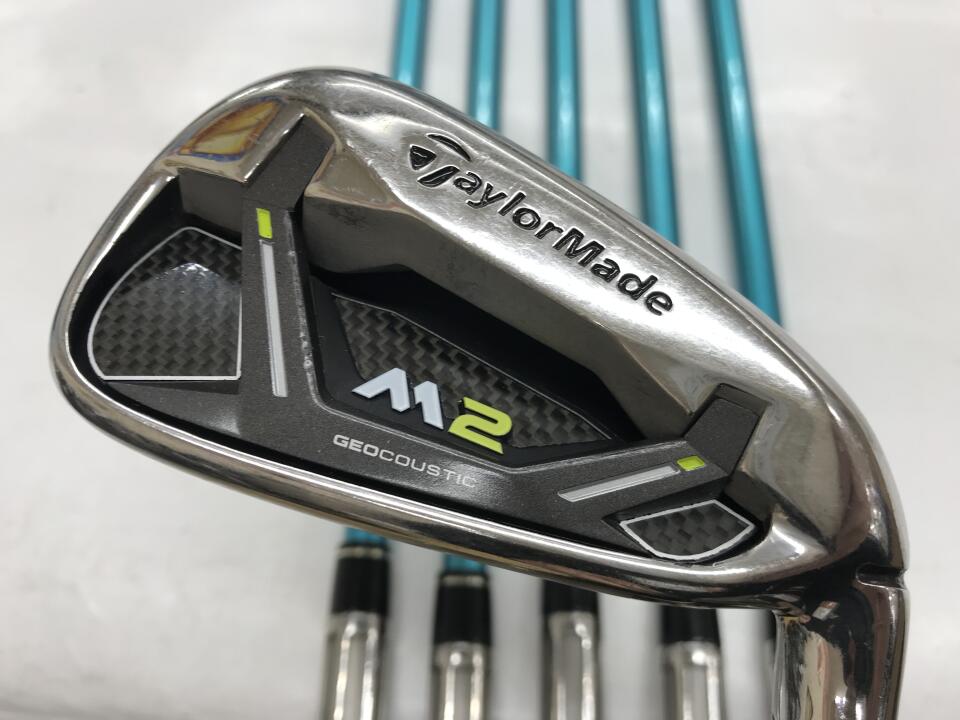 【中古】テーラーメイド M2 2017 アイアンセット 21.5° Sフレックス 38.25インチ Tour AD AD-75 リシャフト品 Cランク 右利き用 Taylormade ゴルフクラブ ゴルフドゥ ゴルフ用品 GOLF DO 中古ゴルフクラブ