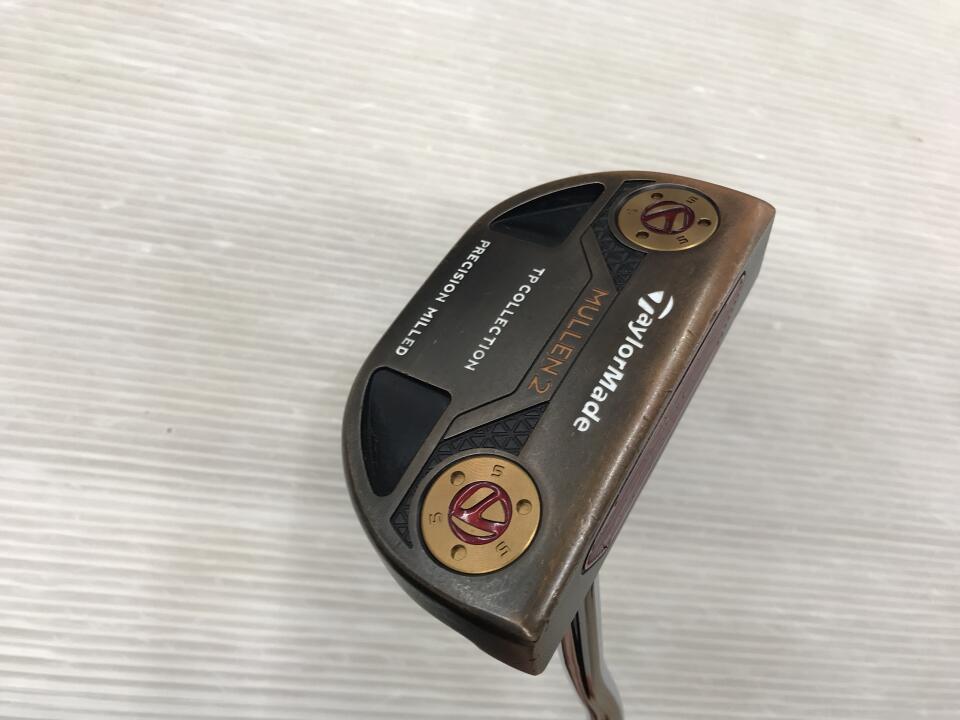 【中古】テーラーメイド TP COLLECTION BLACK COPPER MULLEN 2 パター 34.0インチ オリジナルスチール(Lamkinｸﾞﾘｯﾌﾟ) Dランク 右利き用 Taylormade ゴルフクラブ ゴルフドゥ ゴルフ用品 GOLF DO 中古ゴル