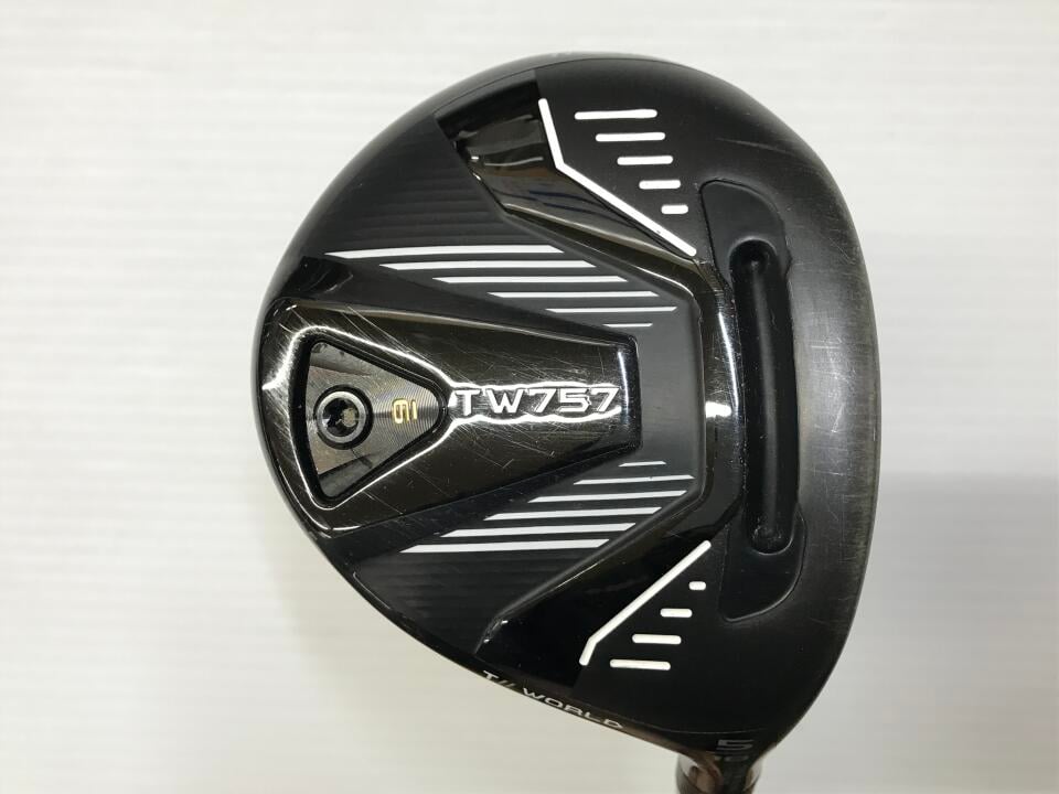 【中古】ホンマゴルフ TOUR WORLD TW757 フェアウェイウッド 5W 18° Sフレックス 42.5インチ ヘッドカバーあり VIZARD FZ-6 Cランク 右利き用 ゴルフクラブ ツアーワールド ゴルフドゥ ゴルフ用品 GOLF D