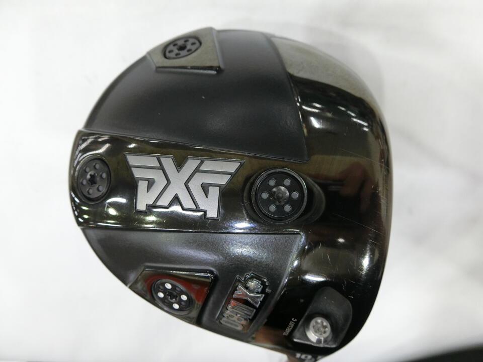 【中古】パーソンズエクストリームゴルフ 0811X+ PROTO ドライバー 10.5° Sフレックス 45.25インチ ヘッドカバーあり ◆リシャフト◆TENSEICK PRO Orange 50 リシャフト品 Dランク 右利き用 PXG ゴルフク