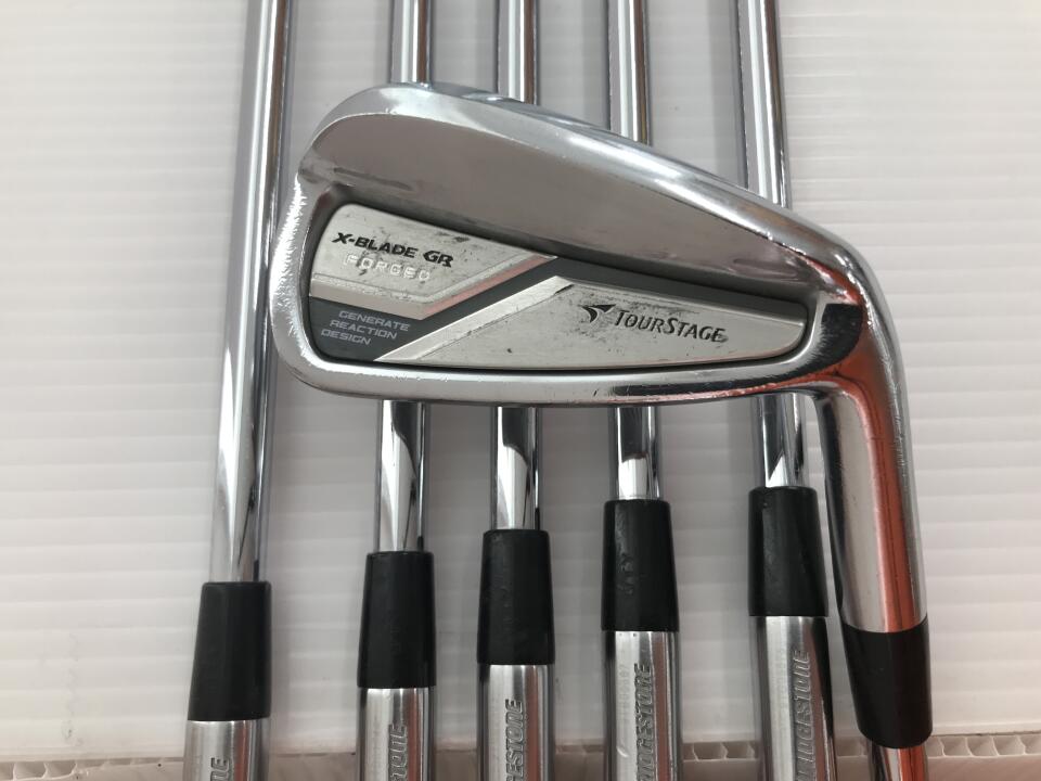 【中古】ブリヂストン ツアーステージ X-BLADE GR FORGED (2014) アイアンセット 25° Sフレックス 38.0インチ NSプロ950GHウエイトフロー Cランク 右利き用 BRIDGESTONE ゴルフクラブ ゴルフドゥ ゴルフ用|ゴルフ ドゥ 中古クラブ店