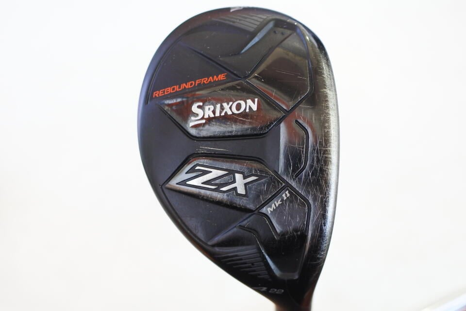 【中古】ダンロップ SRIXON ZX Mk2 HYBRID ユーティリティ 22° Sフレックス 40.25インチ ヘッドカバーあり ツアーAD HY-85 リシャフト品 Cランク 右利き用 DUNLOP ゴルフクラブ スリクソンZX MX2 ハイブリ