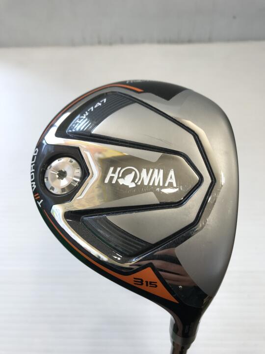 【中古】ホンマゴルフ TOUR WORLD TW747 フェアウェイウッド 3W 15° Sフレックス 43.5インチ ヘッドカバーあり VIZARD For TW747 50 Cランク 右利き用 ゴルフクラブ ツアーワールド ゴルフドゥ ゴルフ用
