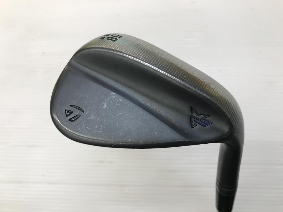 【中古】テーラーメイド MILLED GRIND 3 ブラック ウェッジ 58&deg; S200フレックス 35.0インチ ダイナミックゴールド HT Cランク 右利き用 Taylormade ゴルフクラブ ミルドグラインド3 ゴルフドゥ ゴルフ｜ゴルフ ドゥ 中古クラブ店