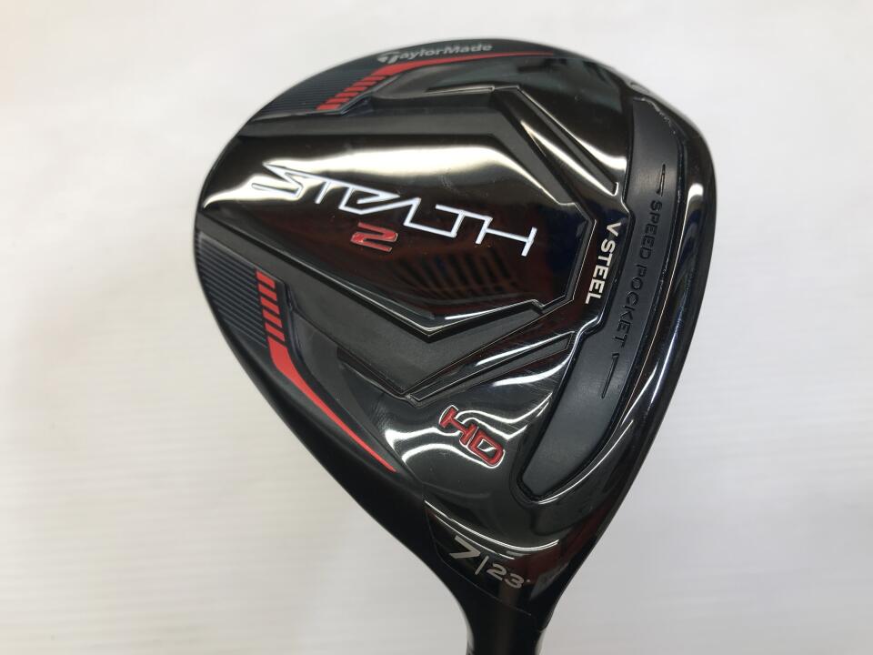 【中古】テーラーメイド STEALTH2 HD フェアウェイウッド 7W 23° Rフレックス 41.75インチ ヘッドカバーあり TENSEI RED TM50 Cランク 右利き用 Taylormade ゴルフクラブ ステルス2HD ゴルフドゥ ゴルフ用
