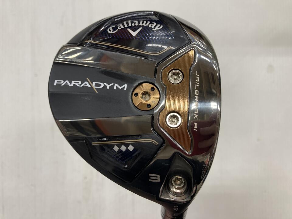 【中古】キャロウェイ PARADYM ◆◆◆ フェアウェイウッド 3W 15° Sフレックス 43.0インチ ヘッドカバーあり TENSEI 55 for Callaway(PARADYM) Cランク 右利き用 Callaway ゴルフクラブ パラダイム トリプル