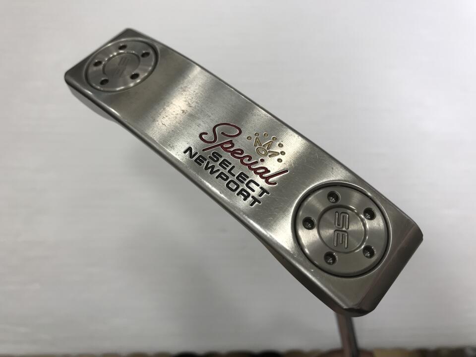 【中古】タイトリスト SC Special SELECT NEWPORT パター 34.0インチ ヘッドカバーあり オリジナルスチール Cランク 右利き用 Titleist ゴルフクラブ スコッティキャメロン スペシャルセレクト ニュー|ゴルフ ドゥ 中古クラブ店